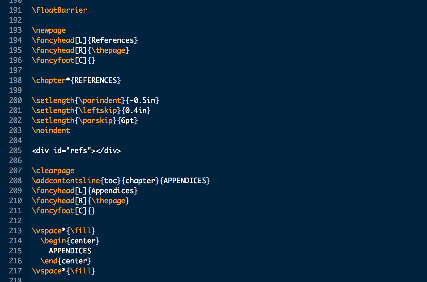 writing thesis in r markdown